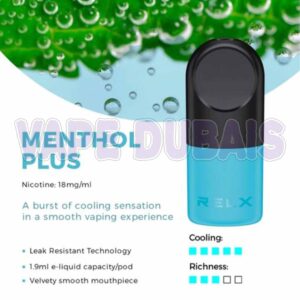 RELX Infinity Pods Menthol Plus Fresh Menthol