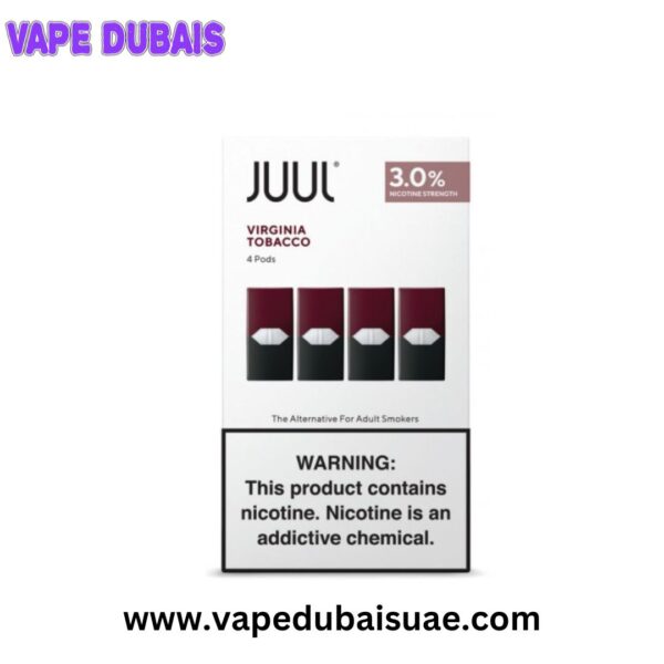 JUUL Pods Virginia Tobacco 3% 4Pc-Pack