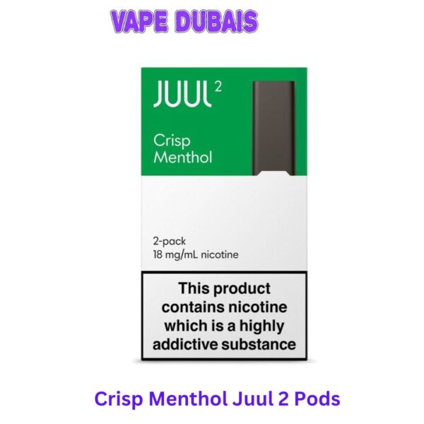 Crisp Menthol Juul 2 Pods