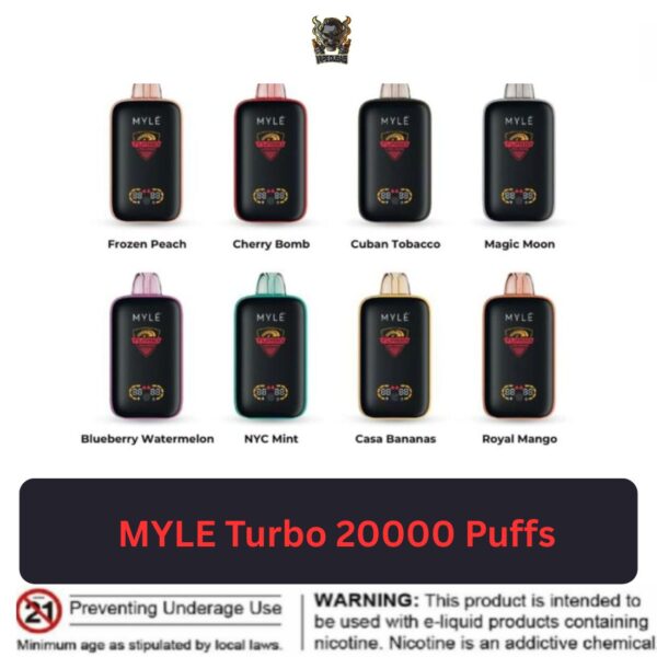 MYLE Turbo 20000 Puffs
