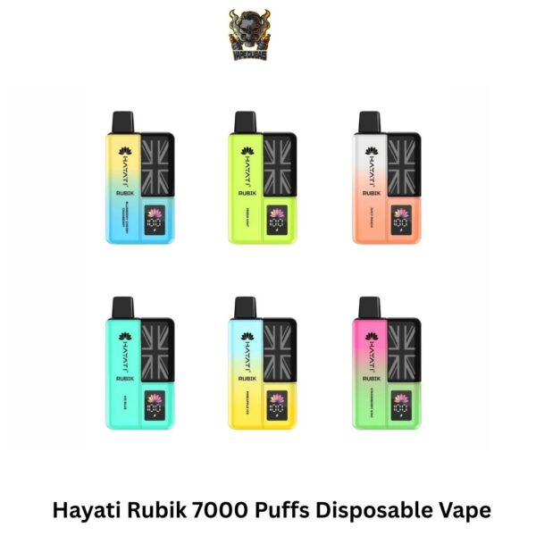 Hayati Rubik 7000 Puffs Disposable Vape in Dubai UAE