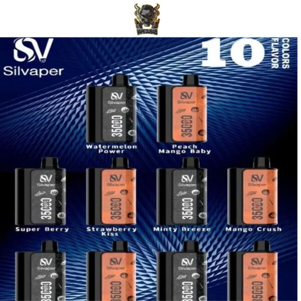 Silvaper 35000 Puffs Disposable Vape 20mg in Dubai UAE