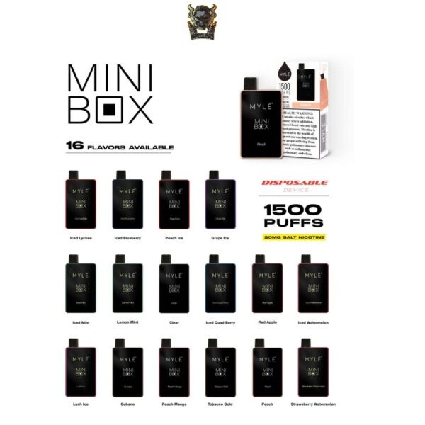 MYLE Mini Box 1500 Puffs