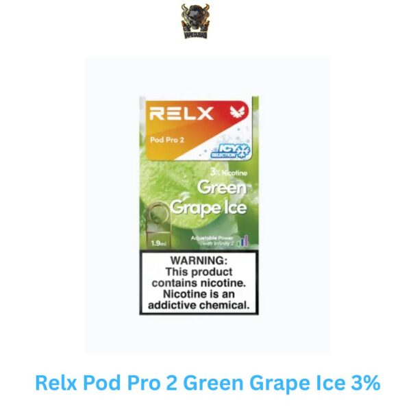 Relx Pod Pro 2 Green Grape Ice 3%