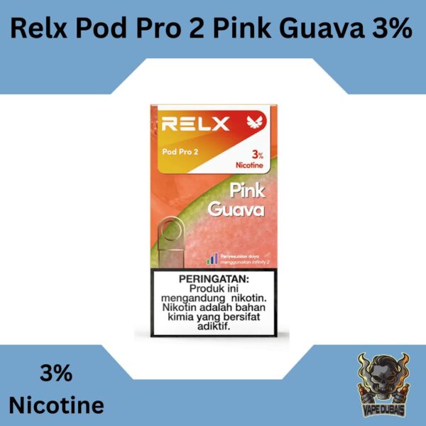 Relx Pod Pro 2 Pink Guava 3%