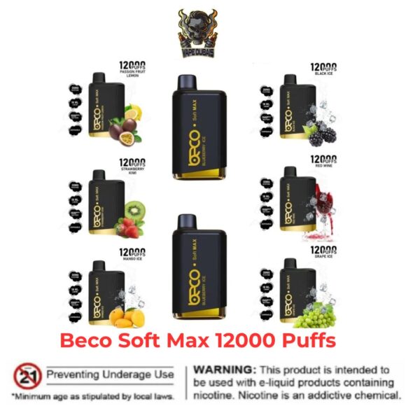 BECO Soft Max 12000 Puffs Disposable Vape in Dubai UAE