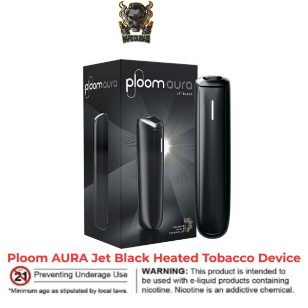 Ploom AURA Jet Black Heated Tobacco Device