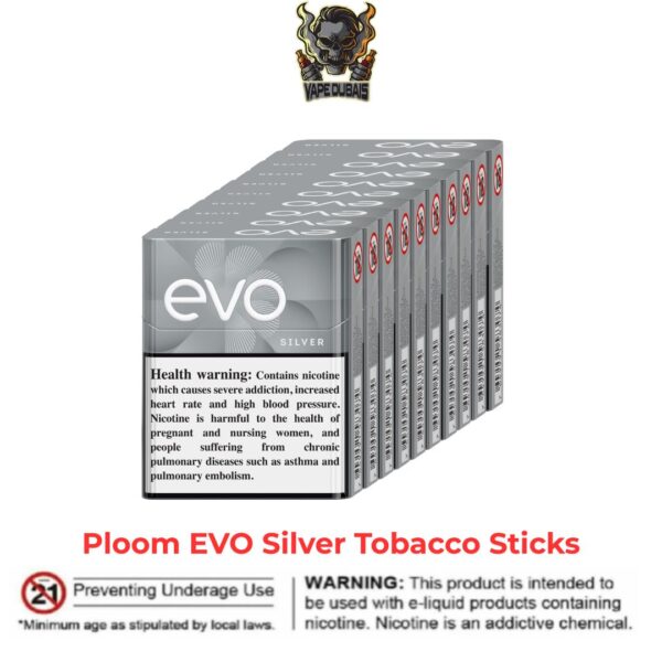 Ploom EVO Silver Tobacco Sticks
