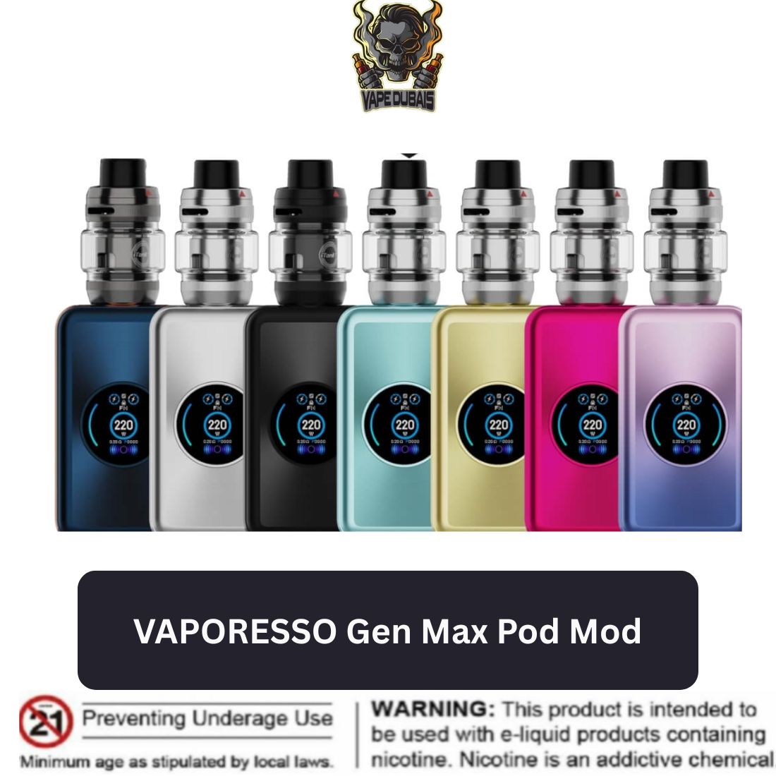 VAPORESSO Gen Max Pod Mod dubai VAPORESSO Gen Max Pod Mod