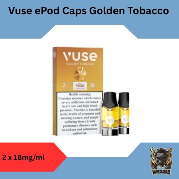 Vuse ePod Caps Golden Tobacco