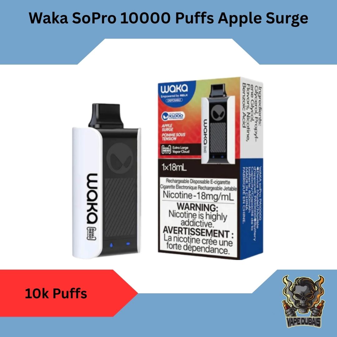 Waka SoPro 10000 Puffs Apple Surge Dubai Waka SoPro 10000 Puffs Apple Surge