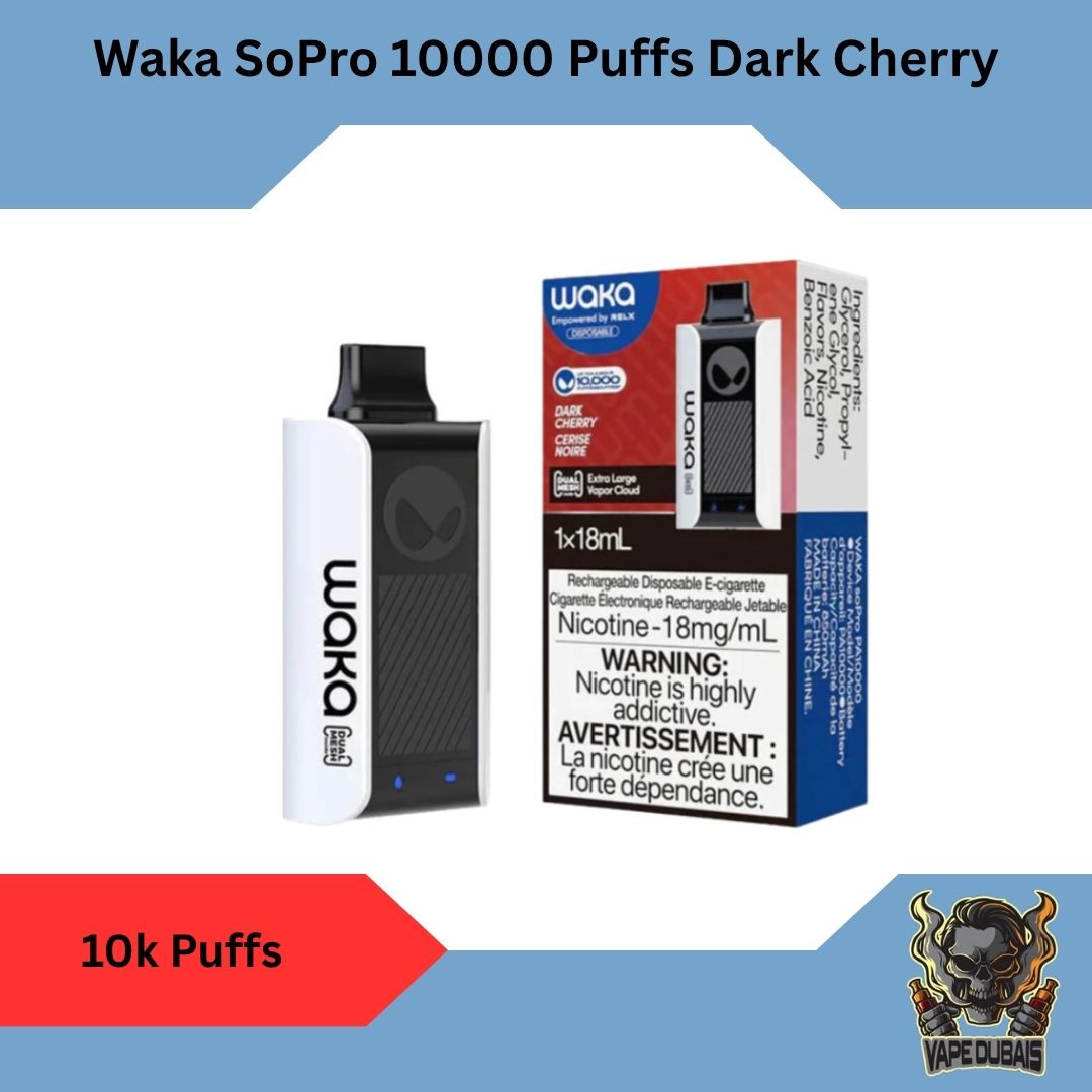 Waka SoPro 10000 Puffs Dark Cherry UAE Waka SoPro 10000 Puffs Dark Cherry