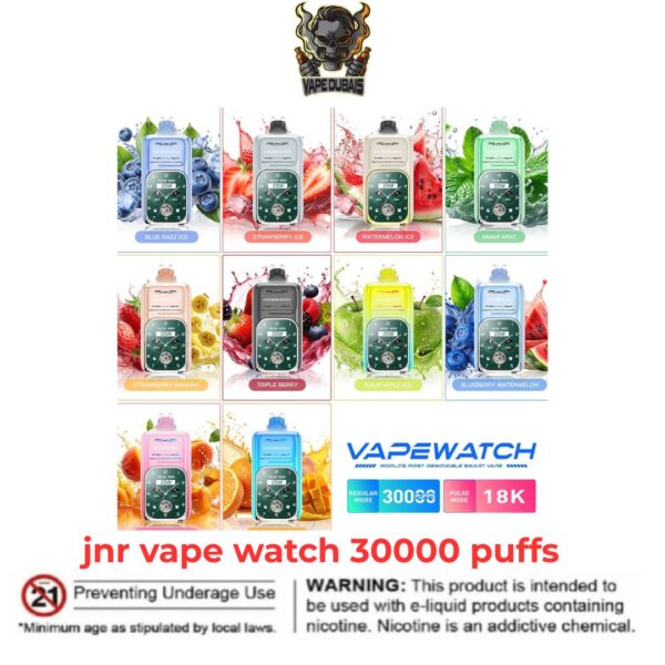 jnr vape watch 30000 puffs
