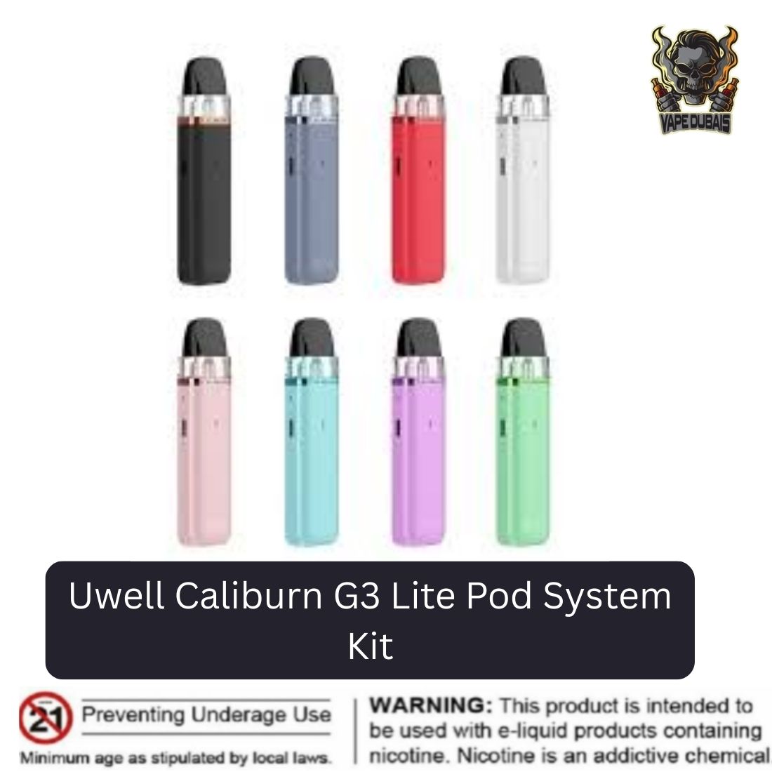 Uwell Caliburn G3 Lite Pod System Kit dubai uae Uwell Caliburn G3 Lite Pod System Kit