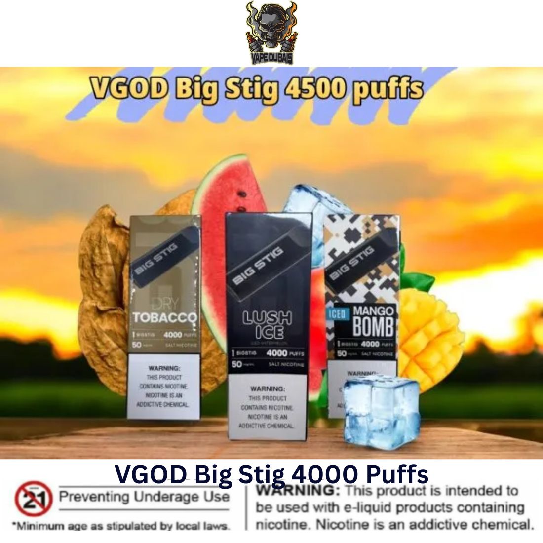 VGOD Big Stig 4000 puffs VGOD Big Stig 4000 puffs