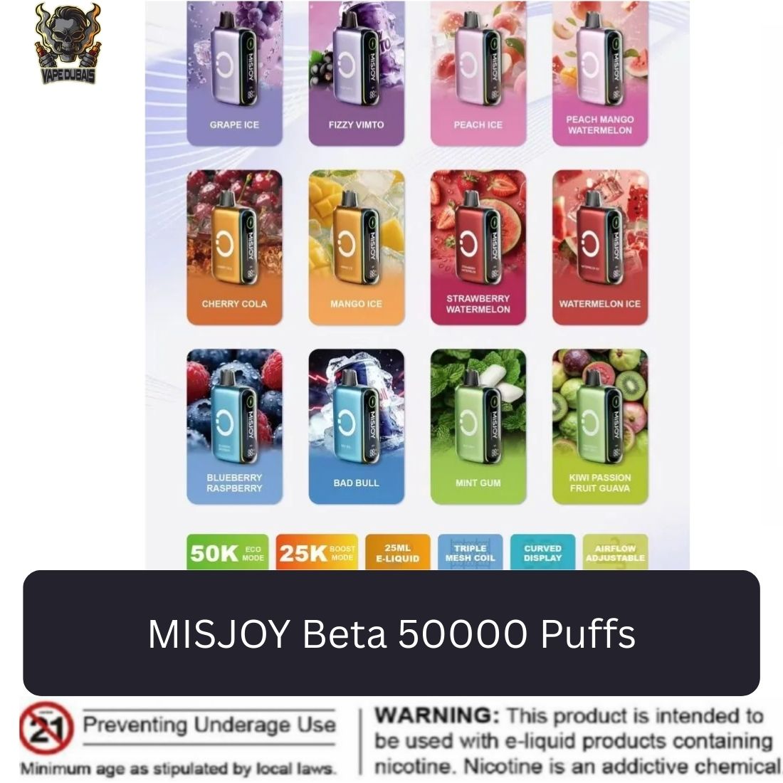 MISJOY Beta 50000 Puffs dubai MISJOY Beta 50000 Puffs