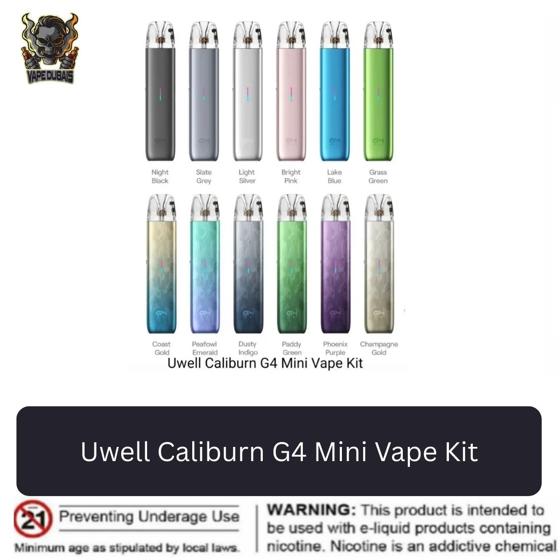 Uwell Caliburn G4 Mini Vape Kit dubai uae Uwell Caliburn G4 Mini Vape Kit