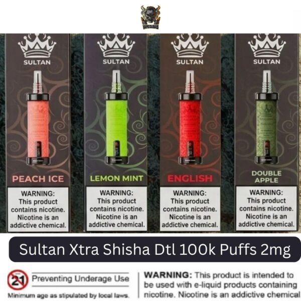 Sultan Xtra Shisha Dtl 100k Puffs