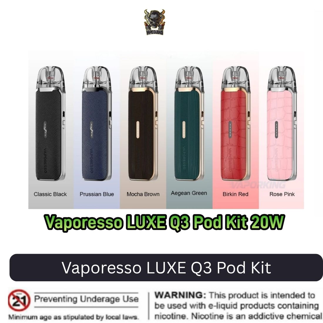 Vaporesso LUXE Q3 Pod Kit dubai UAE Vaporesso LUXE Q3 Pod Kit