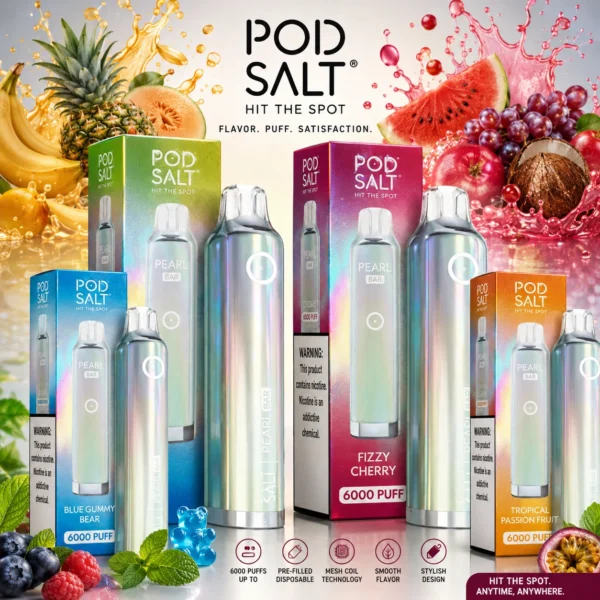 Pod Salt Pearl Bar 6000 Puffs