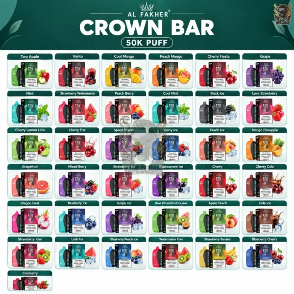 Al Fakher Crown Bar Cloud Force Max 50K